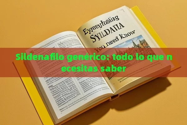 Sildenafilo genérico: todo lo que necesitas saber - La Solución para la Eyaculación Precoz