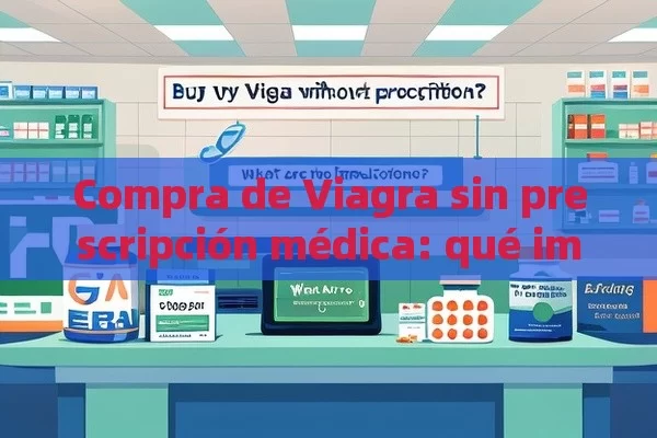 Compra de Viagra sin prescripción médica: qué implicaciones tiene - La Solución para la Eyaculación Precoz