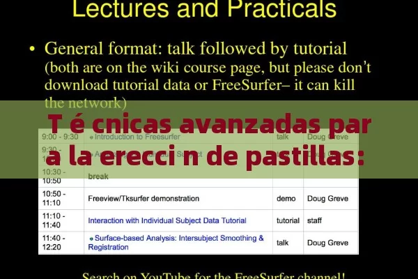 T é cnicas avanzadas para la erecci n de pastillas: Todo lo que necesita saber - La Solución para la Eyaculación Precoz