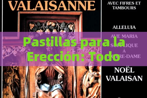 Pastillas para la Erección: Todo lo que Necesitas Saber para Mejorar tu Vida Sexual - La Solución para la Eyaculación Precoz